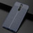 Silikon Hülle Handyhülle Gummi Schutzhülle Leder Tasche S02 für Xiaomi Redmi 8 Blau