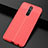 Silikon Hülle Handyhülle Gummi Schutzhülle Leder Tasche S02 für Xiaomi Redmi 8 Rot