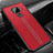 Silikon Hülle Handyhülle Gummi Schutzhülle Leder Tasche S04 für Huawei Mate 30 Lite Rot