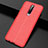 Silikon Hülle Handyhülle Gummi Schutzhülle Leder Tasche S04 für Xiaomi Redmi K30 5G Rot