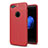 Silikon Hülle Handyhülle Gummi Schutzhülle Leder Tasche S05 für Apple iPhone 7 Plus Rot