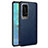 Silikon Hülle Handyhülle Gummi Schutzhülle Leder Tasche S08 für Huawei P40 Pro+ Plus Blau