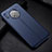 Silikon Hülle Handyhülle Gummi Schutzhülle Leder Tasche Z03 für Huawei Mate 30 5G Blau
