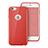 Silikon Hülle Handyhülle Gummi Schutzhülle Loch für Apple iPhone 6 Rot