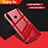 Silikon Hülle Handyhülle Gummi Schutzhülle Spiegel für Huawei Honor 20i Rot