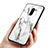 Silikon Hülle Handyhülle Gummi Schutzhülle Spiegel M05 für Xiaomi Pocophone F1 Weiß