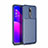 Silikon Hülle Handyhülle Gummi Schutzhülle Tasche Köper für Oppo A9X Blau