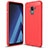 Silikon Hülle Handyhülle Gummi Schutzhülle Tasche Köper für Samsung Galaxy A5 (2018) A530F Rot