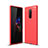 Silikon Hülle Handyhülle Gummi Schutzhülle Tasche Köper für Sony Xperia 1 Rot