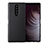 Silikon Hülle Handyhülle Gummi Schutzhülle Tasche Köper T01 für Sony Xperia 1 Schwarz
