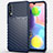 Silikon Hülle Handyhülle Gummi Schutzhülle Tasche Köper Y01 für Samsung Galaxy A90 5G Blau
