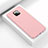 Silikon Hülle Handyhülle Gummi Schutzhülle Tasche Line C03 für Huawei Mate 20 Pro Rosa