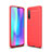 Silikon Hülle Handyhülle Gummi Schutzhülle Tasche Line C04 für Samsung Galaxy A70S Rot