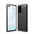 Silikon Hülle Handyhülle Gummi Schutzhülle Tasche Line für Huawei P40 Pro+ Plus Schwarz