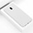Silikon Hülle Handyhülle Gummi Schutzhülle Tasche Line S01 für Xiaomi Redmi 8A Weiß