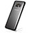 Silikon Hülle Handyhülle Rahmen Schutzhülle Durchsichtig Transparent für Samsung Galaxy S8 Plus Schwarz