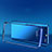 Silikon Hülle Handyhülle Rahmen Schutzhülle Durchsichtig Transparent Matt für Huawei Honor 9 Blau