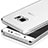 Silikon Hülle Handyhülle Rahmen Schutzhülle Durchsichtig Transparent Matt für Samsung Galaxy Note 7 Silber