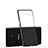 Silikon Hülle Handyhülle Rahmen Schutzhülle Durchsichtig Transparent Matt für Samsung Galaxy Note 8 Schwarz