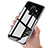 Silikon Hülle Handyhülle Rahmen Schutzhülle Durchsichtig Transparent Spiegel 360 Grad für Samsung Galaxy A6 Plus (2018) Schwarz