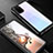Silikon Hülle Handyhülle Rahmen Schutzhülle Durchsichtig Transparent Spiegel 360 Grad für Samsung Galaxy S20 Plus 5G Schwarz