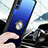 Silikon Hülle Handyhülle Rahmen Schutzhülle Durchsichtig Transparent Spiegel 360 Grad mit Magnetisch Fingerring Ständer A01 für Huawei Honor Magic 2