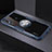 Silikon Hülle Handyhülle Rahmen Schutzhülle Durchsichtig Transparent Spiegel 360 Grad mit Magnetisch Fingerring Ständer für Huawei Nova 3e