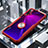 Silikon Hülle Handyhülle Rahmen Schutzhülle Durchsichtig Transparent Spiegel 360 Grad mit Magnetisch Fingerring Ständer für Huawei Nova 5 Rot