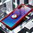 Silikon Hülle Handyhülle Rahmen Schutzhülle Durchsichtig Transparent Spiegel 360 Grad mit Magnetisch Fingerring Ständer für Samsung Galaxy Note 10 5G Rot