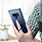 Silikon Hülle Handyhülle Rahmen Schutzhülle Durchsichtig Transparent Spiegel 360 Grad mit Magnetisch Fingerring Ständer für Samsung Galaxy Note 9 Schwarz