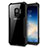 Silikon Hülle Handyhülle Rahmen Schutzhülle Durchsichtig Transparent Spiegel 360 Grad T02 für Samsung Galaxy S9 Schwarz