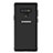 Silikon Hülle Handyhülle Rahmen Schutzhülle Durchsichtig Transparent Spiegel für Samsung Galaxy Note 9 Schwarz
