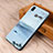Silikon Hülle Handyhülle Rahmen Schutzhülle Spiegel Modisch Muster für Huawei Honor 10 Lite Hellblau
