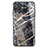 Silikon Hülle Handyhülle Rahmen Schutzhülle Spiegel Modisch Muster K01 für Huawei Mate 20 Pro Schwarz