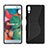 Silikon Hülle Handyhülle S-Line Schutzhülle Tasche Durchsichtig Transparent für Sony Xperia L3 Schwarz