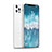 Silikon Hülle Handyhülle Ultra Dünn Flexible Schutzhülle 360 Grad Ganzkörper Tasche für Apple iPhone 12 Pro Max Weiß