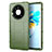 Silikon Hülle Handyhülle Ultra Dünn Flexible Schutzhülle 360 Grad Ganzkörper Tasche für Huawei Mate 40 Pro Armee-Grün