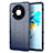 Silikon Hülle Handyhülle Ultra Dünn Flexible Schutzhülle 360 Grad Ganzkörper Tasche für Huawei Mate 40 Pro Blau