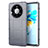 Silikon Hülle Handyhülle Ultra Dünn Flexible Schutzhülle 360 Grad Ganzkörper Tasche für Huawei Mate 40 Pro+ Plus Grau