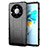 Silikon Hülle Handyhülle Ultra Dünn Flexible Schutzhülle 360 Grad Ganzkörper Tasche für Huawei Mate 40 Pro+ Plus Schwarz