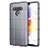 Silikon Hülle Handyhülle Ultra Dünn Flexible Schutzhülle 360 Grad Ganzkörper Tasche für LG Stylo 6 Grau