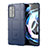 Silikon Hülle Handyhülle Ultra Dünn Flexible Schutzhülle 360 Grad Ganzkörper Tasche für Motorola Moto Edge 20 Pro 5G Blau