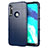 Silikon Hülle Handyhülle Ultra Dünn Flexible Schutzhülle 360 Grad Ganzkörper Tasche für Motorola Moto G Fast Blau