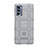 Silikon Hülle Handyhülle Ultra Dünn Flexible Schutzhülle 360 Grad Ganzkörper Tasche für Motorola Moto G62 5G Grau