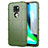 Silikon Hülle Handyhülle Ultra Dünn Flexible Schutzhülle 360 Grad Ganzkörper Tasche für Motorola Moto G9 Grün