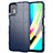Silikon Hülle Handyhülle Ultra Dünn Flexible Schutzhülle 360 Grad Ganzkörper Tasche für Motorola Moto G9 Plus Blau
