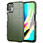 Silikon Hülle Handyhülle Ultra Dünn Flexible Schutzhülle 360 Grad Ganzkörper Tasche für Motorola Moto G9 Plus Grün