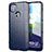 Silikon Hülle Handyhülle Ultra Dünn Flexible Schutzhülle 360 Grad Ganzkörper Tasche für Motorola Moto G9 Power Blau
