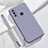 Silikon Hülle Handyhülle Ultra Dünn Flexible Schutzhülle 360 Grad Ganzkörper Tasche für Oppo A32 Lavendel Grau