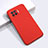 Silikon Hülle Handyhülle Ultra Dünn Flexible Schutzhülle 360 Grad Ganzkörper Tasche für Oppo F17 Pro Rot